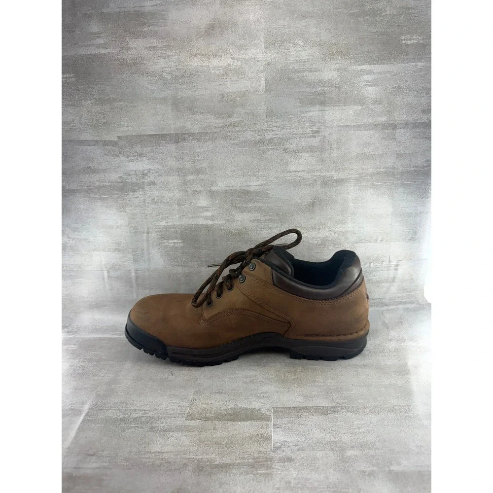 Rockport XCS MLV41 Men Brown Leather Hiking Trail Shoes Vibram Sole Size 12M